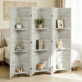 Privacy screen, bedroom divider, folding screen, white