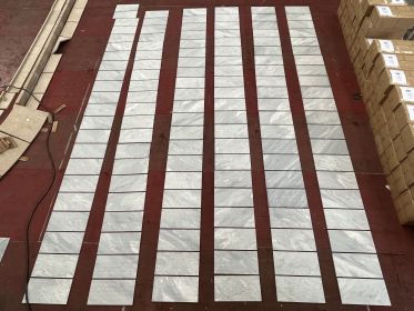 12*24 Carrara Marble, Gray marble, natural marble, for wall, OL textured finished, 3D fluted marble, natural stone, genuine marble, real marble