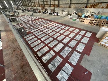 12*24 Carrara Marble, Gray marble, natural marble, genuine marble, real marble, for wall and floor, polished marble tile, 1 box 4 pcs