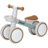 Balance Bike for Toddlers 1-3 Years with Adjustable Seat, Silent Wheels, No Pedal Bike, Green