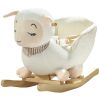 Baby Rocking Horse, Sheep Rocking Horse with Lullaby Song for Toddlers 18 - 36 Months, White