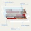 12 Pcs Retro Red Shaped Wood Grain SelfAdhesive Wallpaper PVC Waterproof Oil Proof Detachable Without Leaving Glue Country Style For Kitchen Bathroom