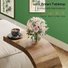 C-Formed Wooden Coffee Table for Couch & Sofa Side Table for Living Room Bedroom Modern Minimalist Design Home Decor