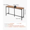 Bar Table, 1PCS 53″ Kitchen Bar Table, Tall Dining Table with Smooth Rounded Edge, Rectangular High Top Table for Balcony or Living Room