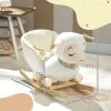Baby Rocking Horse, Sheep Rocking Horse with Lullaby Song for Toddlers 18 - 36 Months, White