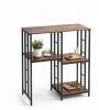 Heavy-Duty 4-Tier Kitchen Baker's Rack with 300 Lbs Capacity Steel Baking Rack with Shelf for Pan And Cookie Sheet Storage Organizer