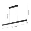 Dimmable Linear Pendant Light, 20W