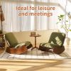 Comfortable Glider Rocking Chair, High-Quality Upholstery Glider Chair, Solid Wood Frame