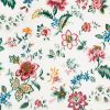 Mystery Flowers Red - Vinyl Self-Adhesive Wallpaper Prepasted Wall stickers Wall Decor (Roll)