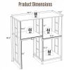 Heavy-Duty 4-Tier Kitchen Baker's Rack with 300 Lbs Capacity Steel Baking Rack with Shelf for Pan And Cookie Sheet Storage Organizer