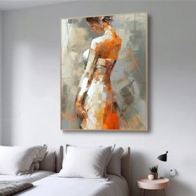 Original elegant figure oil painting original abstract painting female artwork painting oil painting modern art office decoration (Style: 01, size: 100x150cm)
