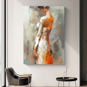 Original elegant figure oil painting original abstract painting female artwork painting oil painting modern art office decoration (Style: 01, size: 120x160cm)