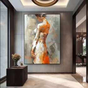 Original elegant figure oil painting original abstract painting female artwork painting oil painting modern art office decoration (Style: 01, size: 140x210cm)