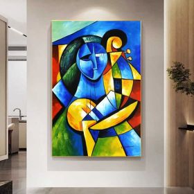 abstract portrait painting painting oil on canvas signed abstract figure oil painting on canvas (Style: 01, size: 50x70cm)