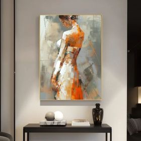 Original elegant figure oil painting original abstract painting female artwork painting oil painting modern art office decoration (Style: 01, size: 60x90cm)